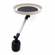 360-Degree Car Phone Holder Swivel Tray Storage Bin with Multi-Positional Arm 